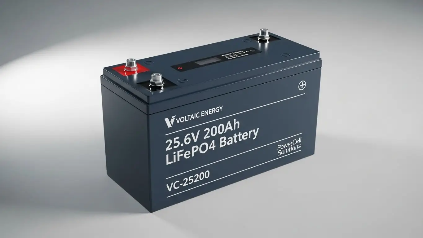 25.6V 200AH Lifeo4バッテリー